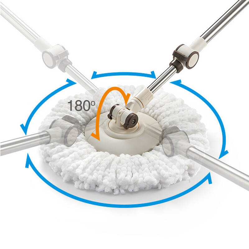 Bộ Cây Lau Nhà Dual Bucket Spin Mop 450x235x240mm - ETM478, , large image number null